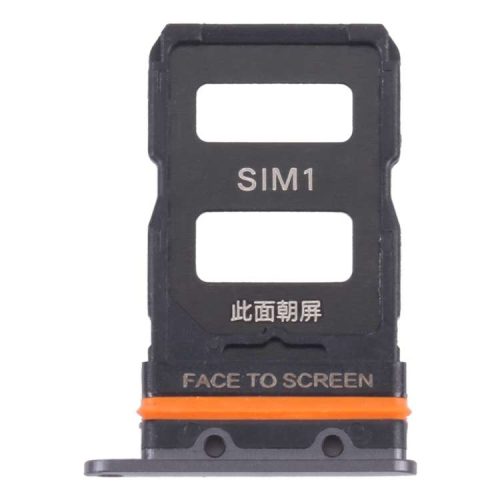 Card Tray + SIM Card Tray for Xiaomi 12/12X(Black)
