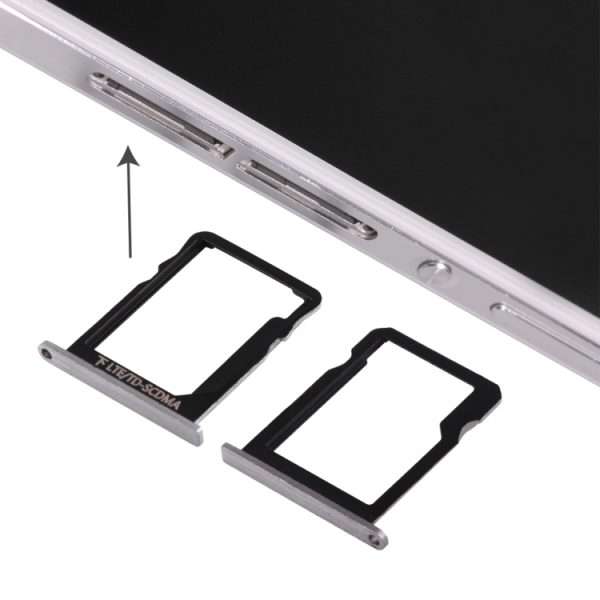 Huawei Ascend P7 Micro SIM Card Tray + Micro SD Card Tray (Black)