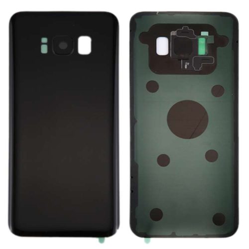 Galaxy S8 / G950 Battery Back Cover with Camera Lens Cover & Adhesive (Black)