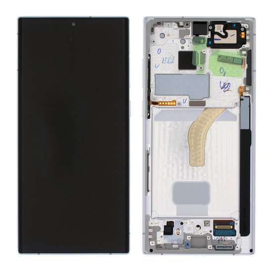 LCD Samsung Galaxy S22 Ultra White S908 Service Pack