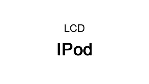 LCD & Touch for I-Pod