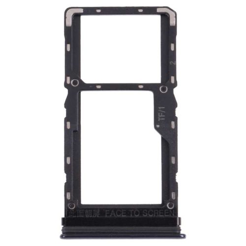 Micro SD Card Tray for Xiaomi Poco X3 Pro M2102J20SG M2102J20SI (Black)