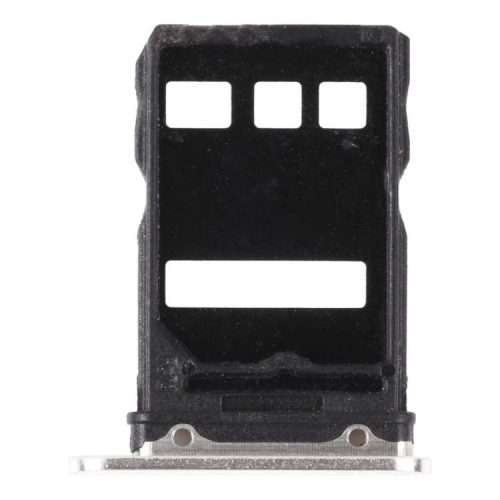 SIM Card Tray + NM Card Tray for Huawei Mate 40 (Silver)