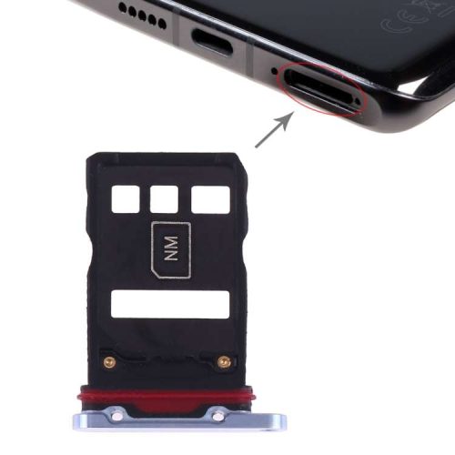 SIM Card Tray + NM Card Tray for Huawei P30 Pro(Breathing Crystal)