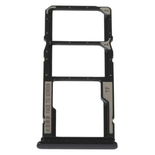 SIM Card Tray Micro SD  For Xiaomi Redmi 10A (Black)