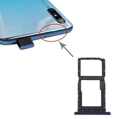 SIM Card Tray + SIM Card Tray / Micro SD Card Tray for Huawei Y9s 2020 (Purple)