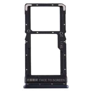 SIM Card Tray + SIM Card Tray / Micro SD Card Tray for Xiaomi Poco X3 / Poco X3 NFC(Black)