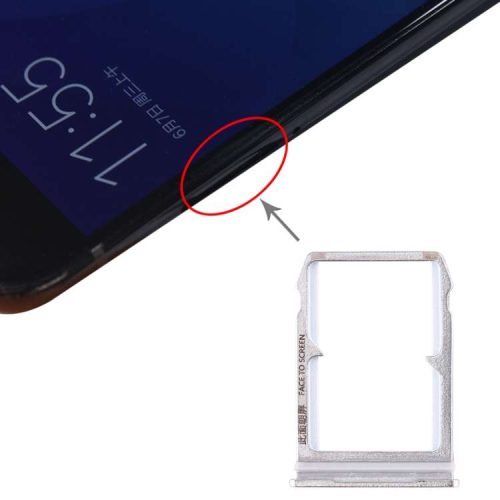 SIM Card Tray + SIM Card Tray for Xiaomi Mi 6(Silver)