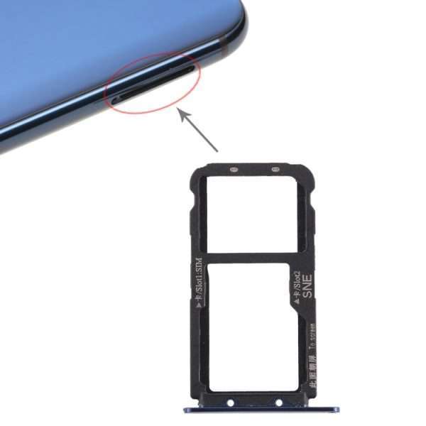1. SIM card tray for Huawei Mate 20 Lite / Maimang 7. 2. Replace your broken or unworkable one. 3. Each item has been checked and in good condition before shipping. 4. Professional installation is highly recommended. We will not be responsible for any damages to your cellphone/mobile phone that you may cause during the changing of replacement parts.