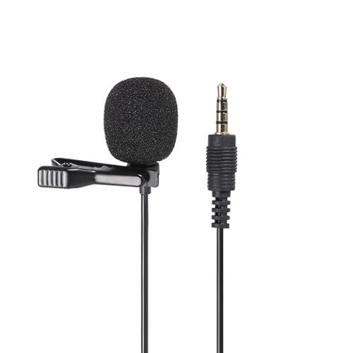 GL-119 3.5AUX Lavalier Microphone Omni Directional Condenser Microphone Superb Sound for Audio and Video Recording